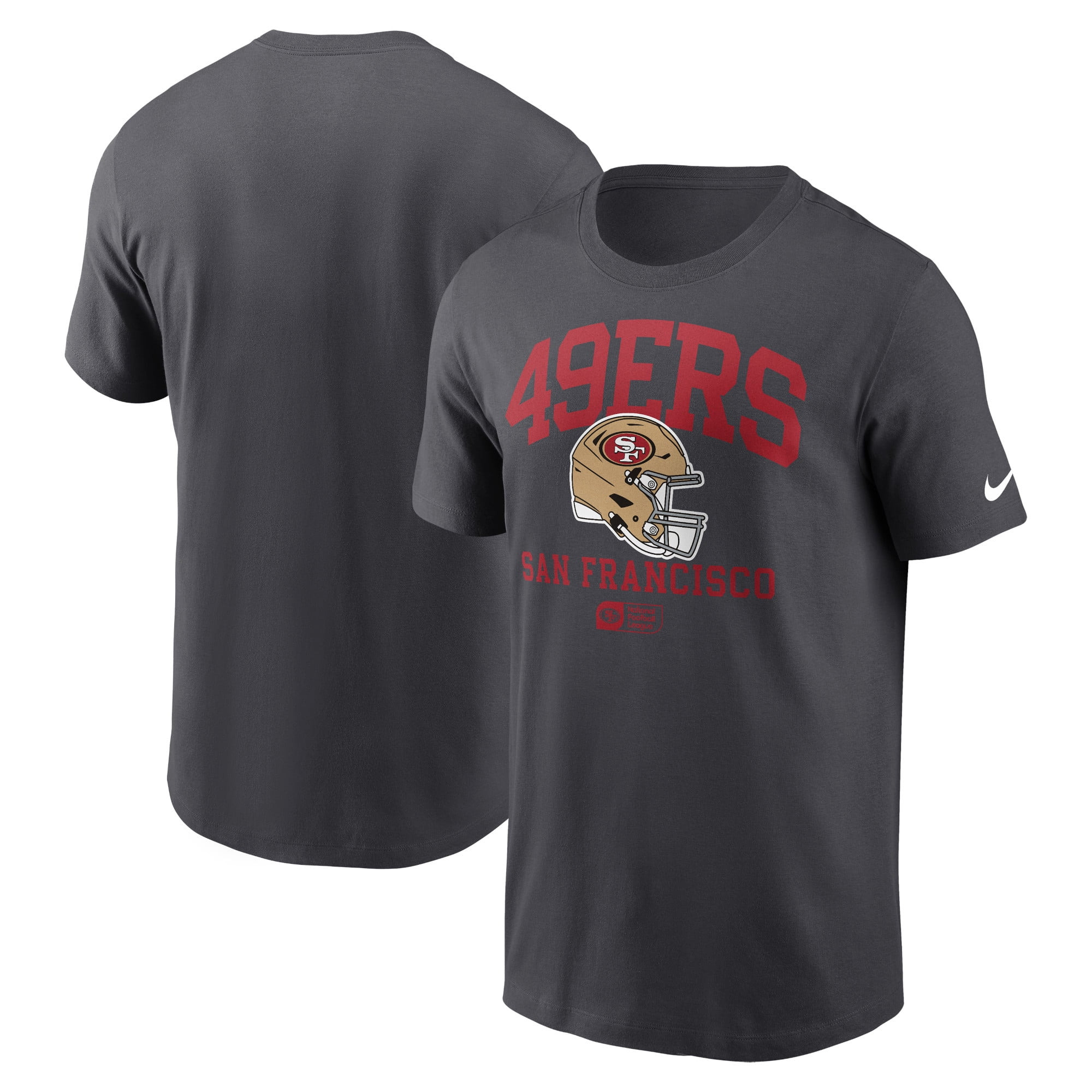 Men 2025 NFL San Francisco 49ers Grey T shirts->nfl t-shirts->Sports Accessory